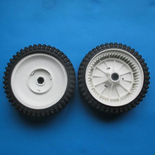 407755X427 (2) CRAFTSMAN ROPER SEARS WHEELS 8" X 2" HD SELF-PROPELLED 583743501