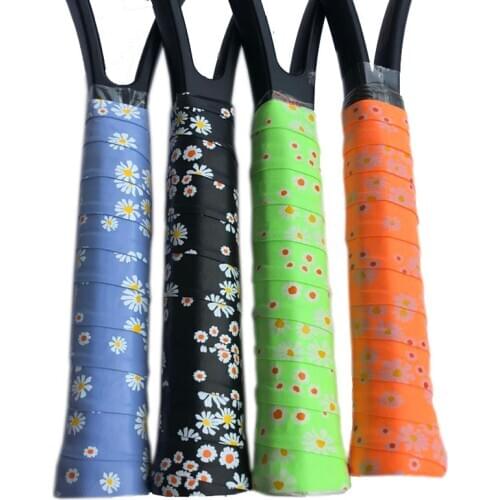 8pcs ZARSIA Perfume Tennis Overgrips super tacky tennis rackets grip printing daisy badminton overgrips