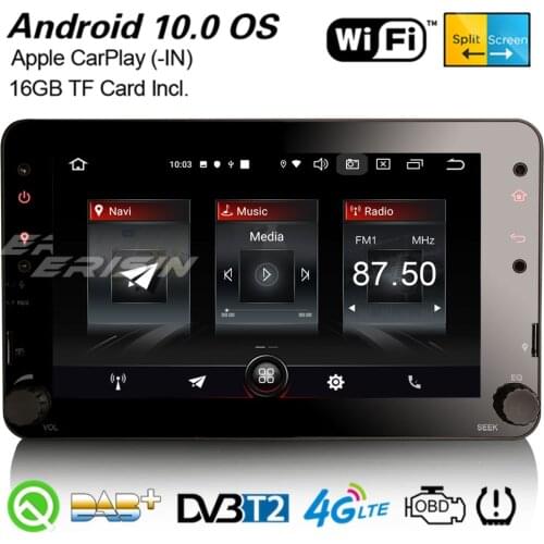 Erisin 2720 3-UI Android 10.0 DAB+GPS WiFi CarPlay Car Stereo TPMS Bluetooth DVR Navi For Alfa Romeo 159 Sportwagon Brera Spider