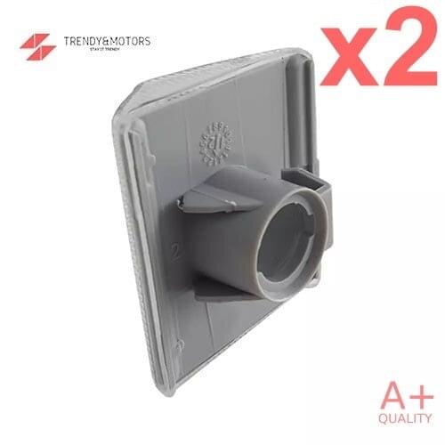 White Color Left Right Fender Side Flasher Lamp Cover Turn Signal Light Cover for Renault Clio 3 MK3 8200343322