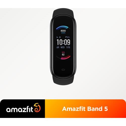 New 2020 Global Version Amazfit Band 5 Multilanguage 15 Days Battery Life 5ATM Water resistant
