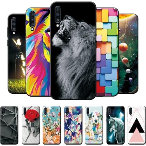 Case For Samsung Galaxy A70 Case Cover For Samsung A70 A 70 Phone Case For Samsung A70 Silicone Soft TPU Lion Back Cover Bumper