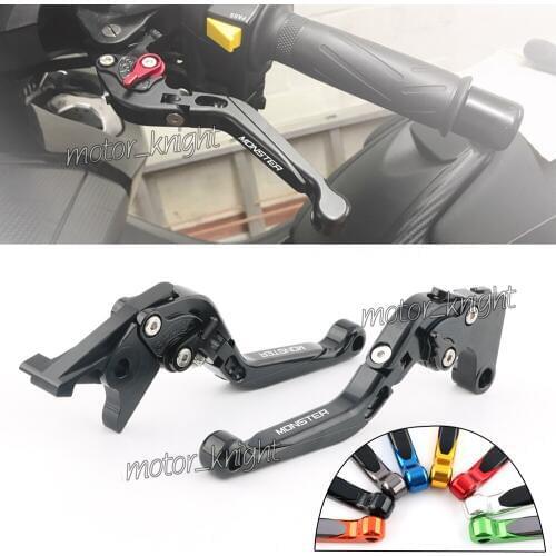 For DUCATI Monster 1200/S/R 2014-2019 M1100/S/EVO MONSTER 2009-2013 Motorcycle Adjustable Folding Extendable Brake Clutch Levers