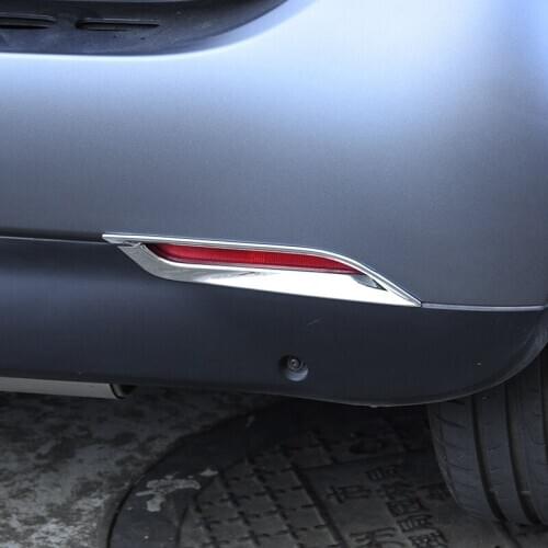 For Smart Fortwo Tail Light Decorative Frame Tail Tail Door Reflective Decorative Stickers ABS Sticker Car Styling Accessories