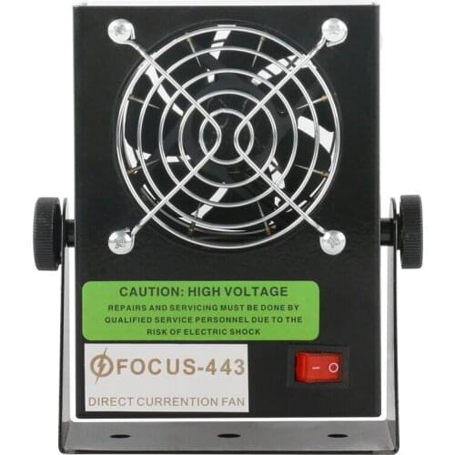 FS-443 Mini DC Lonizing Air Blower DC Lonizing Air Fan Eliminate Static Electricity Elimination Fan Antistatic Ionizer Blower