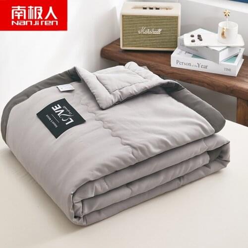 Summer Quilt Airable Cover Summer Blanket Washed Cotton Dormitory Thin Duvet Single Double Summer Machine Washable Duvet Insert