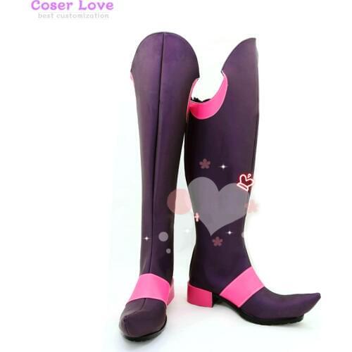 Little Witch Academia Akko Kagari Cosplay Shoes Boots Halloween Christmas Shoes