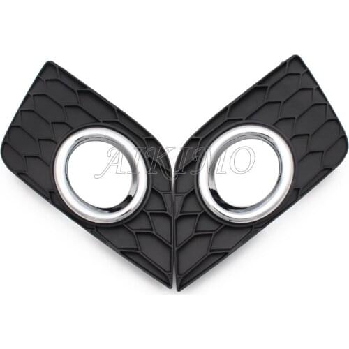 Car ABS Plastic Front Fog Light Cover fog lamp frames Protector For Nissan Sentra 2016-2017