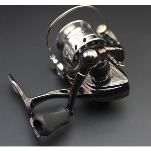 Mini Fishing Reel Palm Size Metal Ultra Light Small Spinning Ice Roller Micro