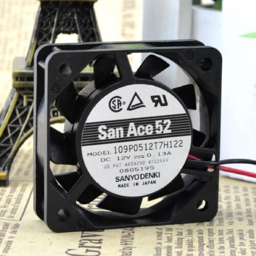 Original new 109P0512T7H122 DC12V 0.13A 5CM small fan cooling