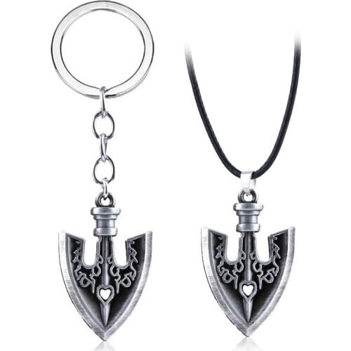 Anime Jojo Bizarre Adventure Higashikata Josuke Crazy Diamond Touhou Jousuke Substitute Keychain Necklace Cosplay Accessories