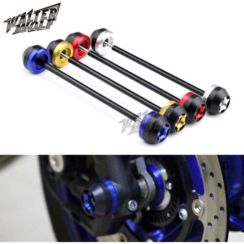 Front Axle Fork Wheel Crash Slider Protector For YAMAHA MT-07 TRACER FZ-07 XSR700 XVS950 Motorcycle Accessories Moto Falling Pad
