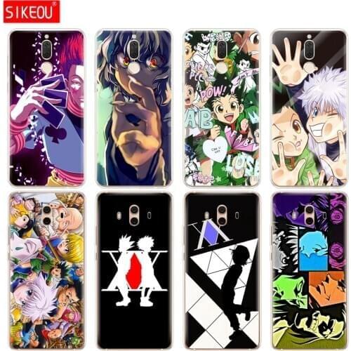 Silicone Cover phone Case for Huawei mate 7 8 9 10 pro LITE Hunter X Hunter Anime