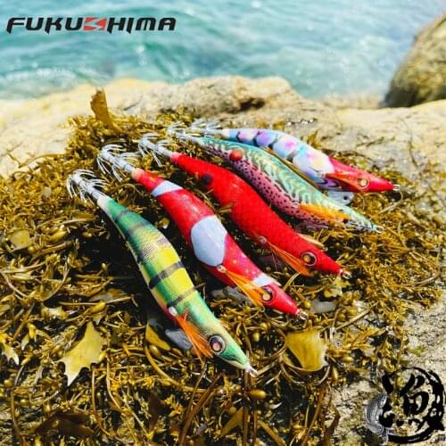 Taiwan ink will EO luminous wood shrimp detonation squid hook Marine fishing bait fishing lure ink simulation fisheye