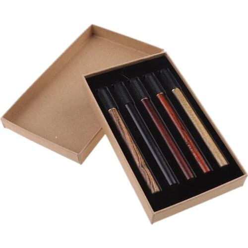 1/3/5pcs Wooden Pen Extender Holder Sketching Drawing Pencil Lengthener School