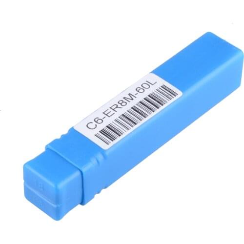1PCS C6 ER8M 60L extension rod C6 ER8 extension bar Straight Shank for CNC Mill Lathe with ER8M Nut