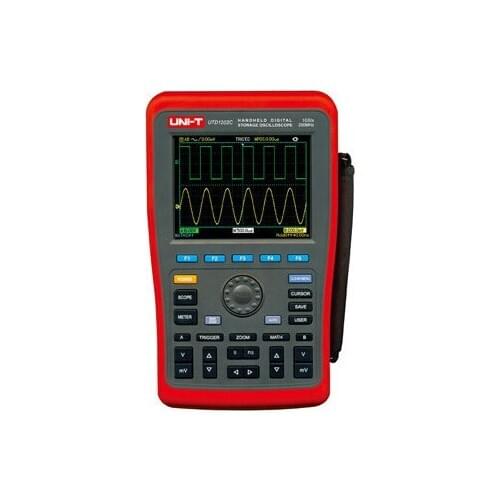 UNI-T UTD1202C 200M Band Width 2CH 1GS/s Handheld Digital Storage Oscilloscope