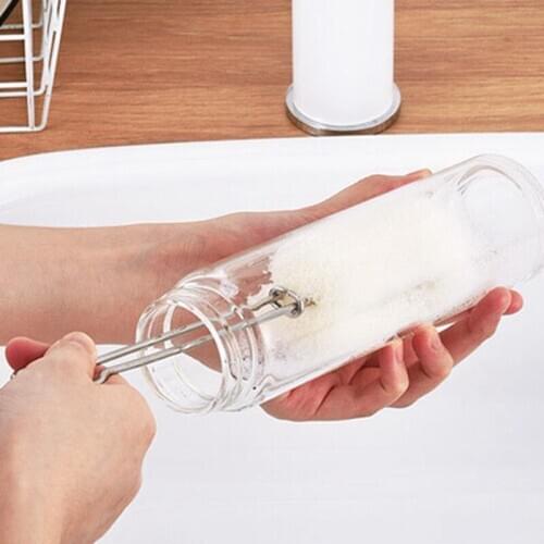 1 PC Kitchen Cleaning Tool Sponge Brush For Wineglass Bottle Coffe Tea Glass Cup Dish Washing Brush Tool Kitchen Clean