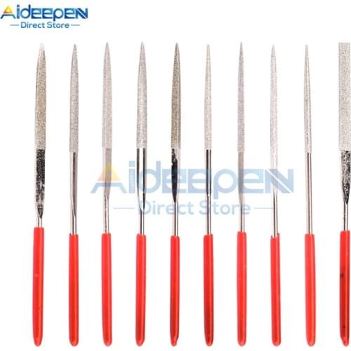 10/5pcs Diamond Mini Needle File Set Handy Tools Ceramic Crafts DIY Wood Rasp File Needle Jewelry Polishing Carving Diamond File