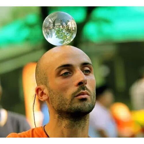 100mm/10cm Contact Juggling Ball Magic Tricks props gimmicks Crystal Ultra Clear 100% Acrylic Ball Manipulation Juggling