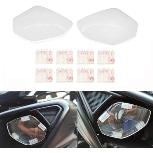 2Pcs Headlight Lens Acrylic Cover For Yamaha R1 R6 MT10 FZ10 2017 2018 Clear Headlight head light lamp Lens YZF R1 R6 MT FZ 10