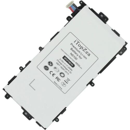 ITopzean 5x4600mAh SP3770E1H Replacement Battery For Samsung Tablet Tab Note 8.0 510 Note 8 8.0 3G GT-N5100 N5100 N5120 N5110