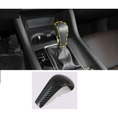 ABS Carbon Fiber Car Steering Wheel Covers Trim Sticker For Mazda CX-30 CX30 CX 30 2019 2020 Decorative Modeling Accessories