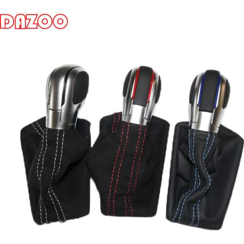 Auto Car Original DSG Gear Shift Knob Suede leather & Real Leather DSG Gear Shift Knob With Cover For Passat B8