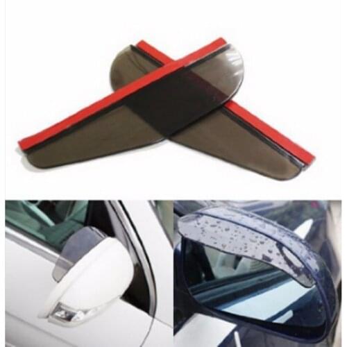 2PC Car-Covers Rearview Mirror Cover Rear View Mirror Sticker Car Rain Sun Visor Universal Side Rain Shield Shade Auto Protector