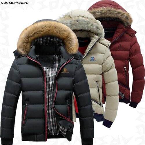 CARSONYEUNG Men's Warm Parkas