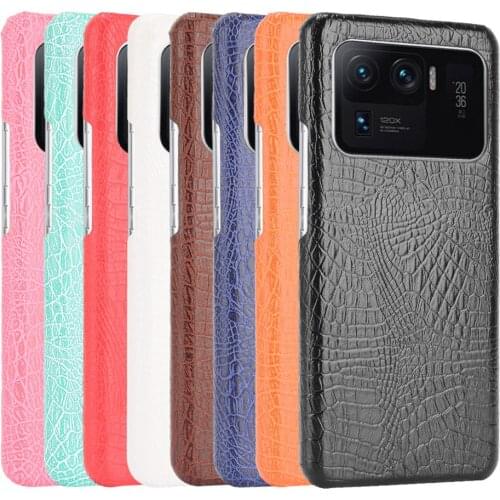 For Xiaomi Mi 11 Ultra Case Luxury Crocodile pattern PU leather Case For Xiaomi Mi 11 Ultra Phone Case Back Cover