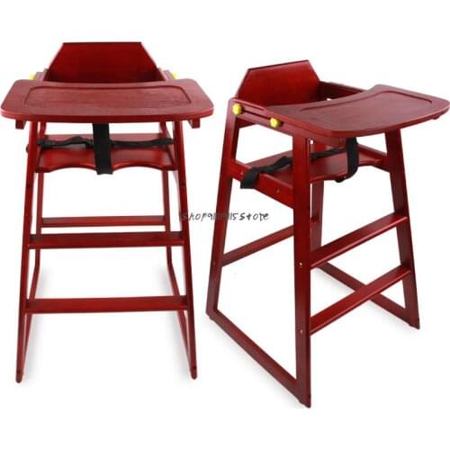 Childrens Solid Wood Dining Chair Portable Multi-functional Baby Solid Wood Chair Baby Dining Back Stool Detachable