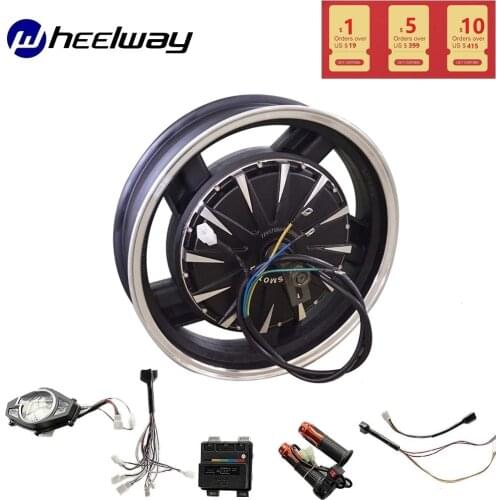 17 inch 3.5 disc brake 3000W BLDC hub motor controller ectric scooter e-motorcycle Enginer High Speed kit