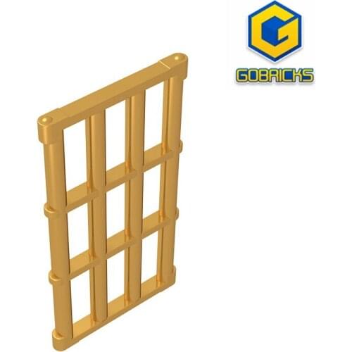 Gobricks GDS-875 Bar 1 x 4 x 6 Grille with End Protrusions compatible 92589 pieces of childrens toys
