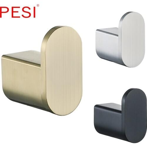 Hot Sale 304 Stainless Steel Robe Hooks Wall Door Clothes Hanger Kitchen Bathroom Rustproof Towel Hook
