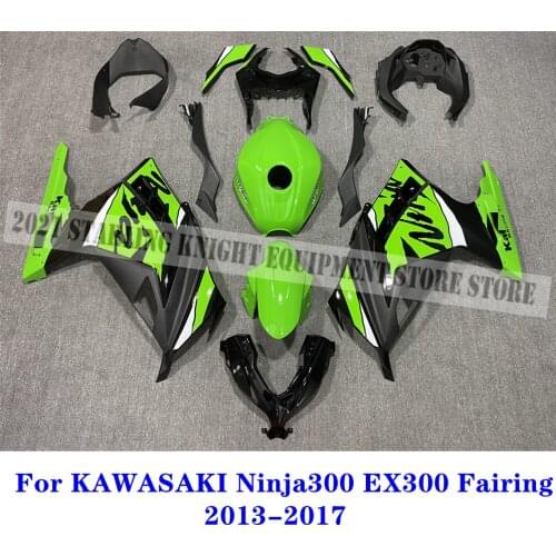 Injection Fairing kit For KAWASAKI Ninja 300R EX300 2013 2014 2015 2016 2017 NINJA 300R Full tank cover Fairings set black green