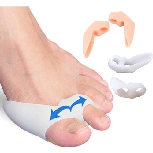 Hallux Valgus Corrector Silicone Toe Separator Orthosis Orthopedic Foot Bunion Corrector Stretcher Foot Care Tools Toe Protector