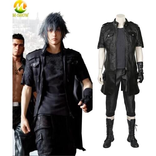 Final Fantasy XV FF15 Noctis Lucis Caelum Noct Cosplay Costume Halloween Outfit Costume Full Set For Men Custom Made