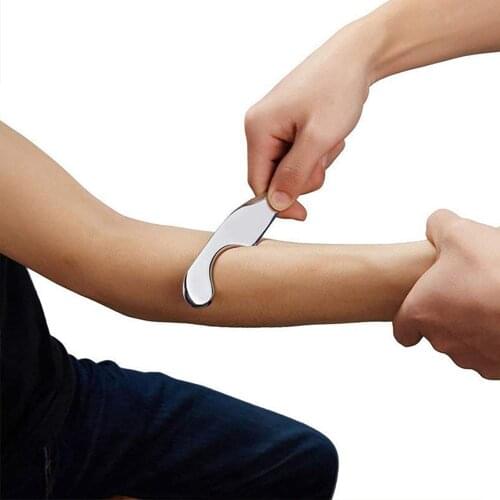 Meridian Massager Medical Stainless Steel Physiotherapy Fascia Knife Relax Muscle Promoting Blood Circulation Scraping Plate