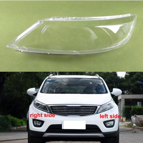 For Kia Sportage R 2015 2016 Headlamps Shell Cover Lens Headlight Cover Transparent Lampshade Headlights Shell