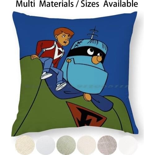 Frankenstein Jr Pillow Case Throw Pillow Cover Cotton Linen Flax Frankenstein Frankenstein Jr Buzz Conroy Wonder Super Hero