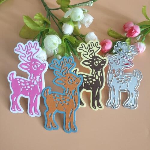 New exquisite deer metal cutting mold, used for DIY scrapbooks, cards, photo albums, photo frame decorations, handmade crafts