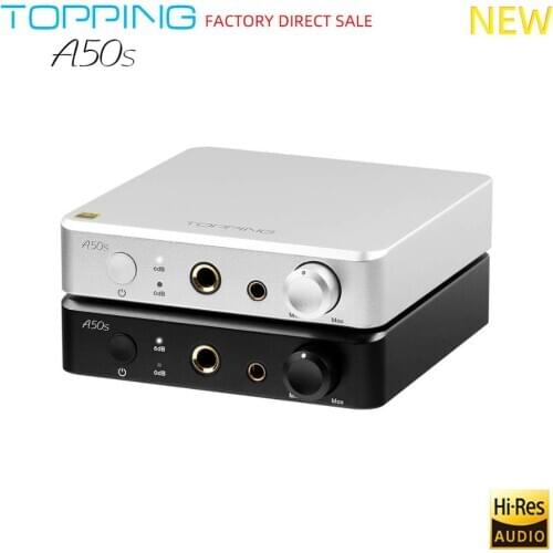 NEW TOPPING A50s 4.4mm Balanced 6.35mm Single-Ended Flagship NFCA Hi-Res Audio Pre AMP Headphone Amplifier