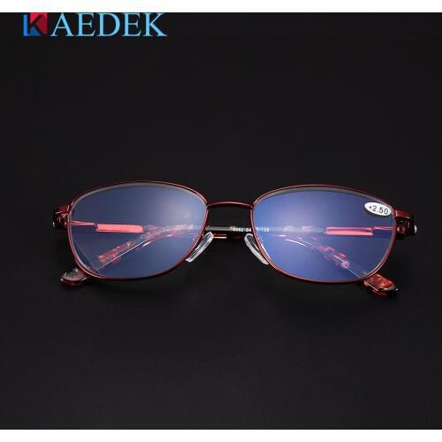 KAEDEK Fashion Computer Glasses Working Women Anti Blue Light Blocking Filter Reduce Digital Eye Strain Clear Improve Comfort