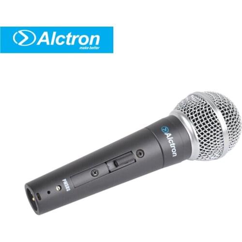 Alctron PM58S professional wired handheld music instrument dynamic microphone for ktv, home recording, stage performance