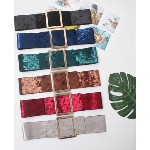 Fashion Belts for Women Square Pin Buckle Wide Belt Female Genuine Leather Strap Women Waistband for Dress Jeans Girls Gift