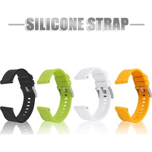 Sports Watch Strap For Suunto 9/Spartan Silicone Wrist Band Replacement Wrist Strap Classic Pin Buckle Band Watchband Bracelet