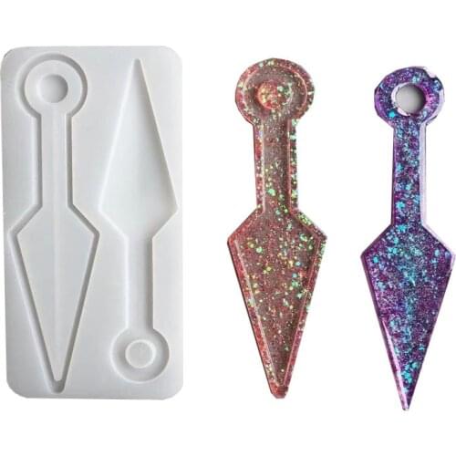 DIY Crystal Epoxy Resin Mold Dagger Kuwu Silicone Mold For Resin