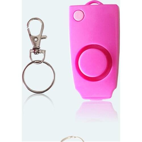 Reach to 120DB Plastic Super Loud Wolf Alarm Keychain for Women Children Keep Safe from Sex Maniac Bag Pendant Key Rings A694