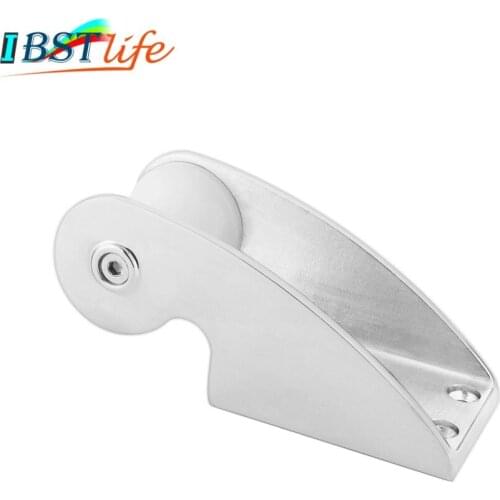 Heavy Duty marine grade stainless steel 316 boat Bow Anchor Roller Bracket yacht Lift Roller With Rubber wheel for Fixed anchor